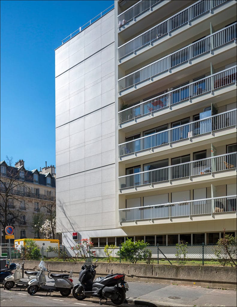 bardage fibro ciment sur des bâtiments